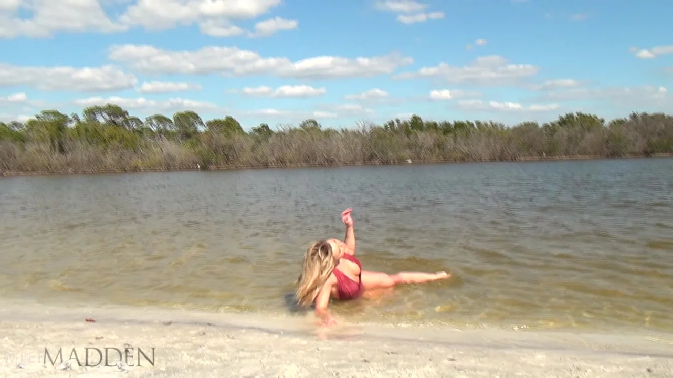 Preview of MeetMadden BTS Red Swimsuit.XXX